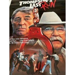 Movie Theater Cinema Poster Lobby Card 1986 Thompsons Last Run Wilford Brimley